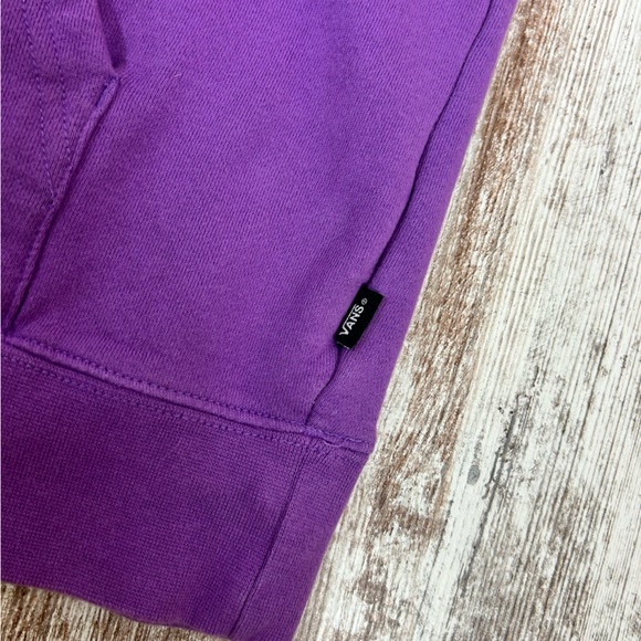 Women’s Vans Off the Wall Hi-Point Dip Dye Hoodie Purple White Size Large - Picture 6 of 9